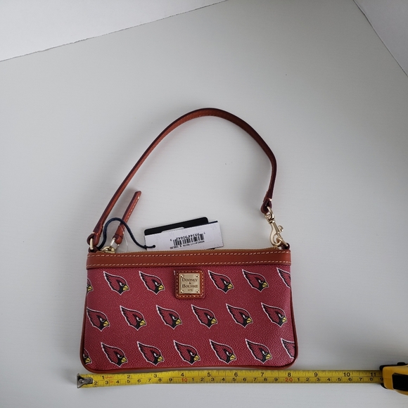 Dooney & Bourke bag NFL Arizona Cardinals slim wristlet, NEW red sea - Picture 15 of 15